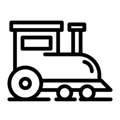 toy train in line icon