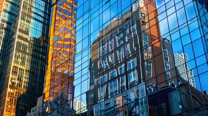 Fototapeta premium skycraper pattern wallpaper