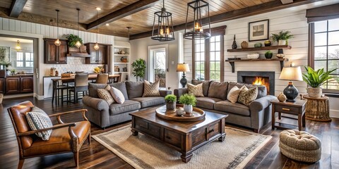 farmhouse dark wood furniture rustic charm vintage living room cozy modern farmhouse rustic bedroom farmhouse dark wood
