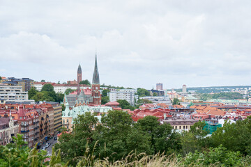 Obraz premium City view from Skansen Kronan in Gothenburg, Sweden