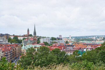 City view from Skansen Kronan in Gothenburg, Sweden