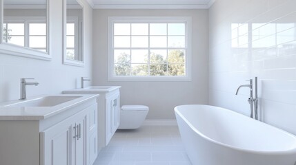 Fototapeta premium modern bathroom