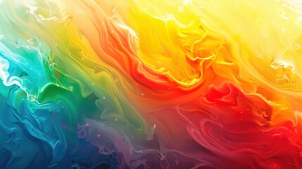 Obraz premium Rainbow pattern wallpaper