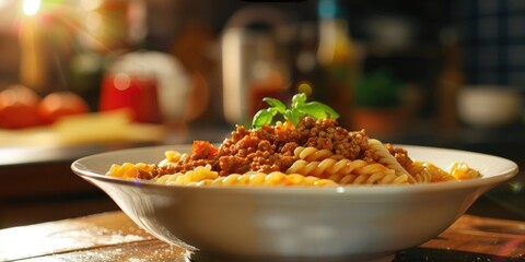 Pasta in Bolognese Fashion