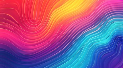 Obraz premium Rainbow pattern wallpaper
