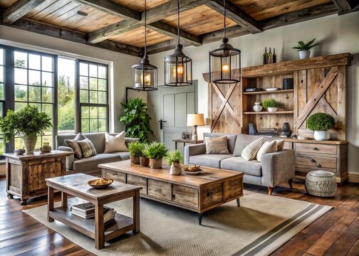 farmhouse rustic modern wood brown country vintage shiplap distressed reclaimed solid rustic wood planks distressed wood furniture metal 
