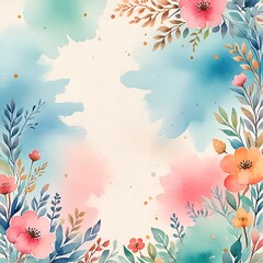 floral background with flowers