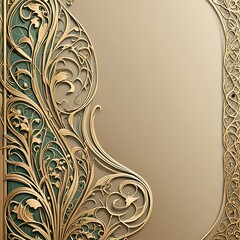 background with gold ornament