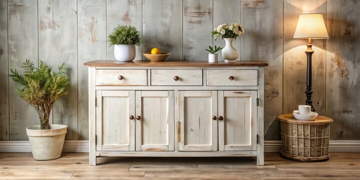 farmhouse white furniture paint rustic distressed shabby chic warm creamy texture smooth finish vintage charm country