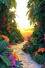 Obraz premium 3d Cartoon Style