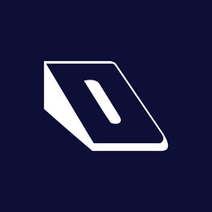 3d d latter logo design