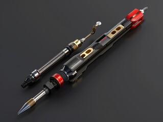 A 3D render of a mechanic s automotive relay removal tool