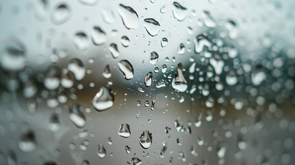raindrop on window