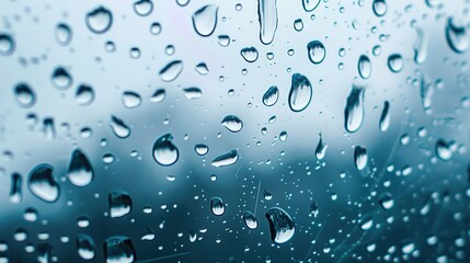 raindrop on window