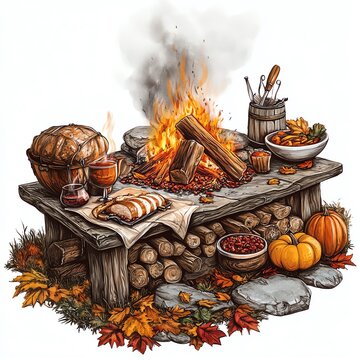 Thanksgiving clip art preview