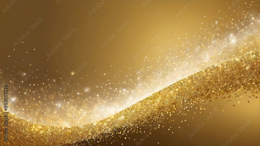 Wall mural gold concept image