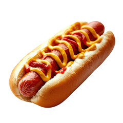 Delicious hot dog.