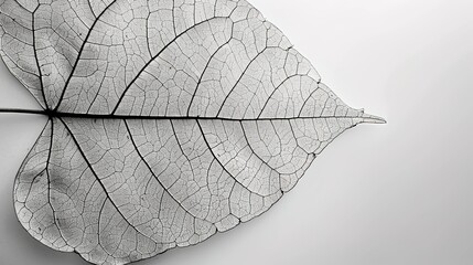 Obraz premium Detailed leaf pattern wallpaper