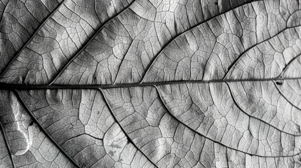 Obraz premium Detailed leaf pattern wallpaper