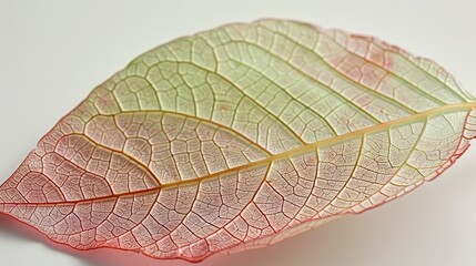 Obraz premium Detailed leaf close up wallpaper