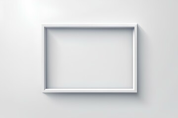 frame on white background, picture frame on white wall, a mock-up frame, an empty frame