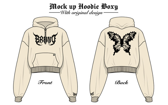 Crop Top Hoodie Mockup Images Browse 498 Stock Photos Vectors and Video Adobe Stock