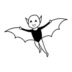 Vampire flying 