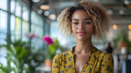 Diverse professionals working together on a design project in a bright, open-plan office, using tablets and digital screens.