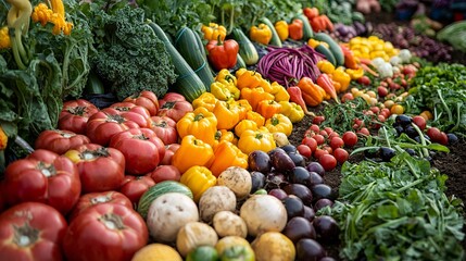 A vibrant garden teeming with diverse vegetables reflects the gardener's commitment to sustainable practices and nurturing efforts.