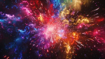 Fototapeta premium firework display wallpaper