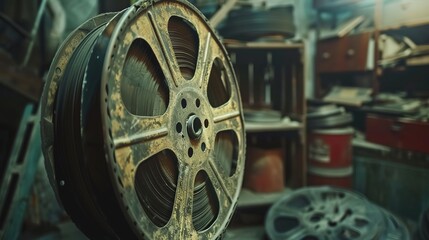 Obraz premium film reel wallpaper