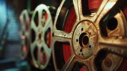 Obraz premium film reel wallpaper