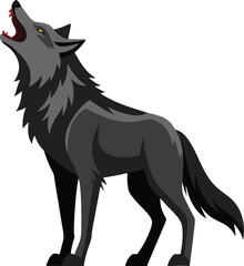 wolf vector illustration