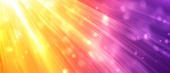 Obraz premium Blurred Purple and Yellow Gradient with Sun Rays