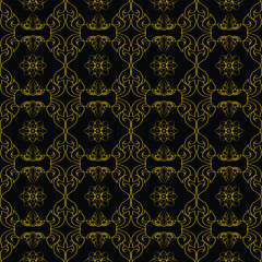 seamless damask pattern