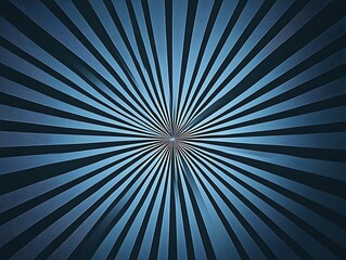 Obraz premium blue sunburst pattern background rays radial abstract