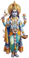 Lord Krishna Stock Illustration
