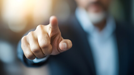 Hands pointing accusatory fingers at a central figure