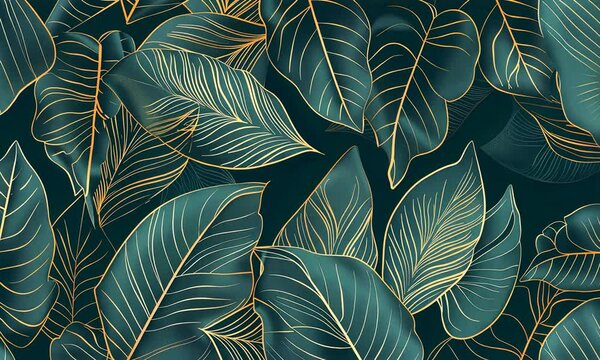 Gold Leaf Pattern