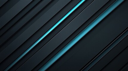 Obraz premium A black and blue striped background with a blue line