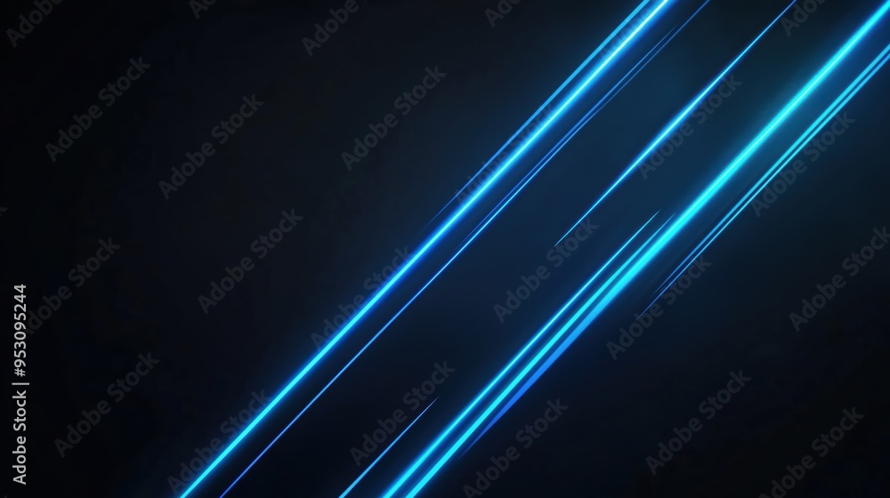 Aufkleber a dark background with blue lines that are moving. the image has a futuristic and dynamic feel to it