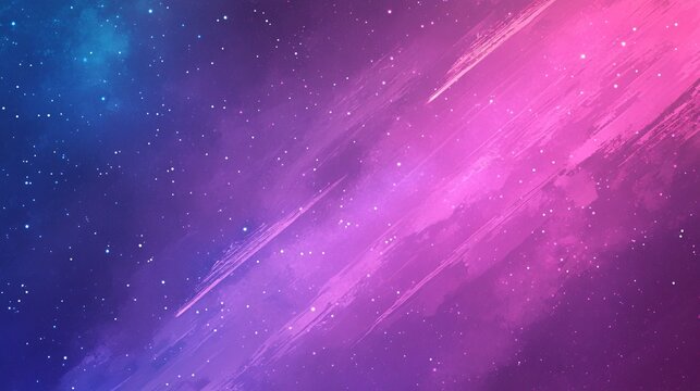 Vibrant cosmic patterns with swirling shades of blue and pink, evoking a sense of wonder.