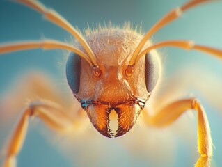 Intricate Macro Photograph of a Tiny Ant