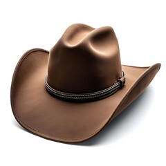 a cowboy hat isolated on white background