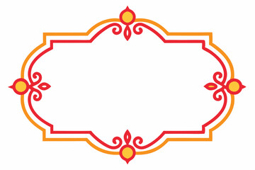  Border design vector illustration 