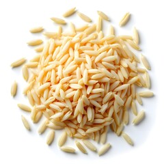 Fototapeta premium rice isolated on white background