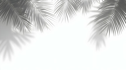 Palm Leaf Shadow Overlay for Mockup and Design