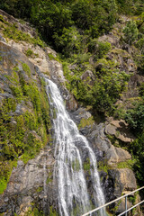 Softly flowing waterfall in Cairns Queensland Australia