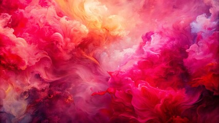 Fototapeta premium Vibrant abstract background with pink and red textures, symbolizing passion, warmth, creativity, and emotional depth