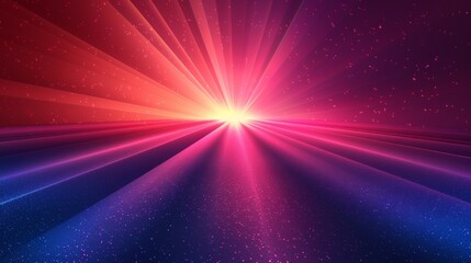 A simple vector radial background in an 80s style, featuring a blend of blues and pinks.